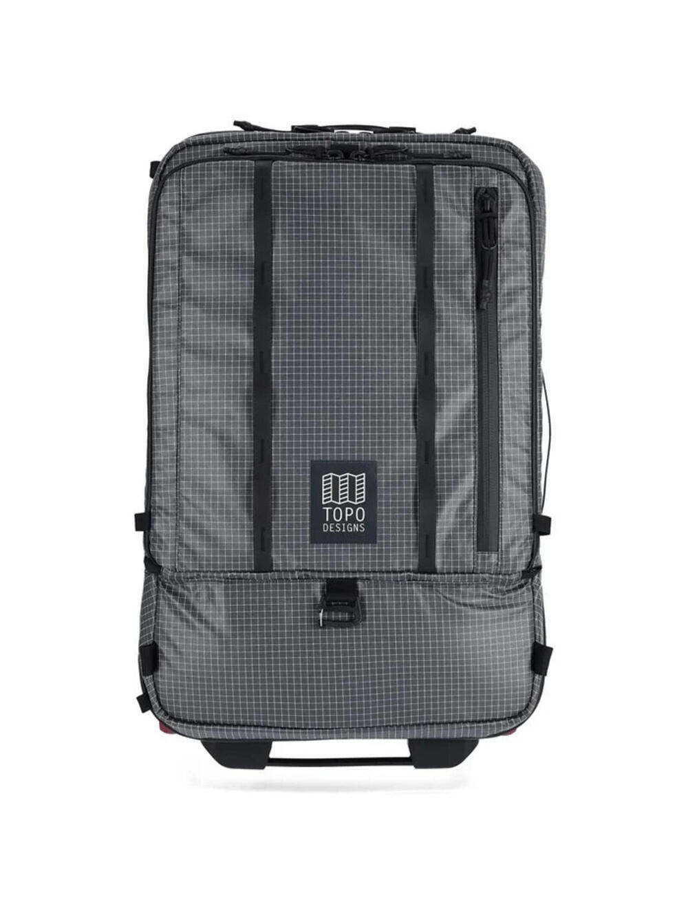 Topo Designs Global Travel Bag Roller - Apex Black Grid